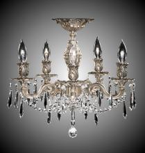 American Brass & Crystal FM9511-A-01G - Five Light Flush Mount